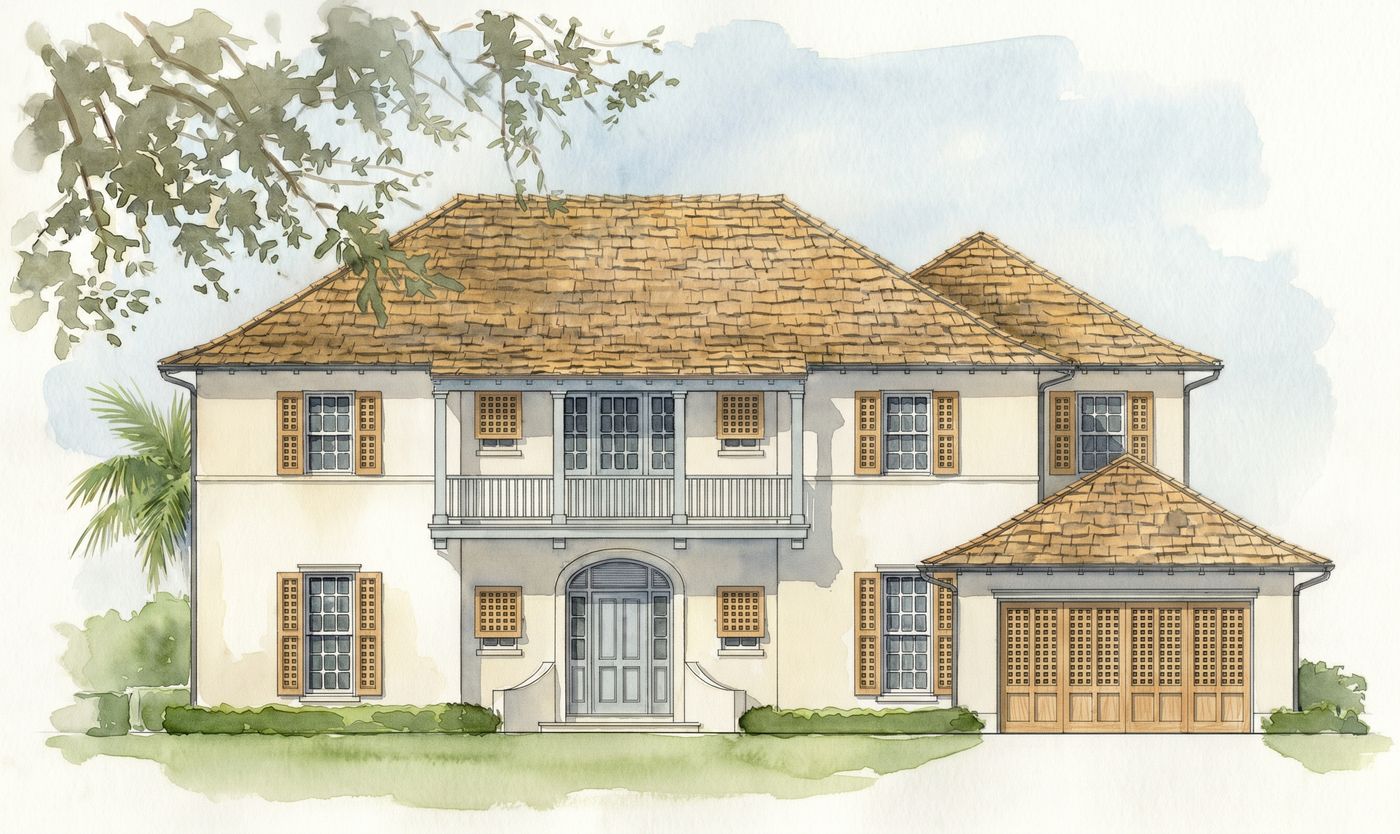 Artist's impression of No. 115 Alhambra Place, front elevation